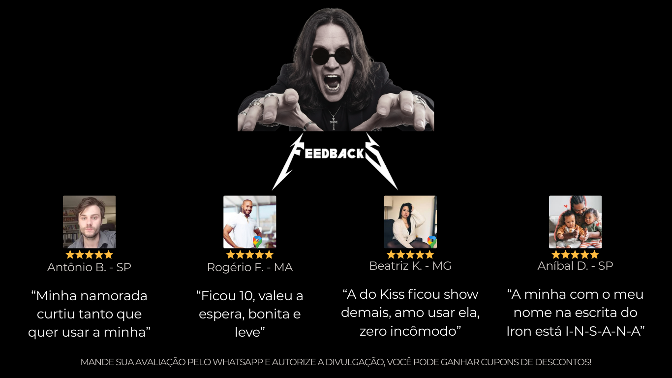 Camisetas de rock com atitude, estilo urbano e personalização exclusiva. Estampas duráveis, feitas para quem vive o rock de verdade.