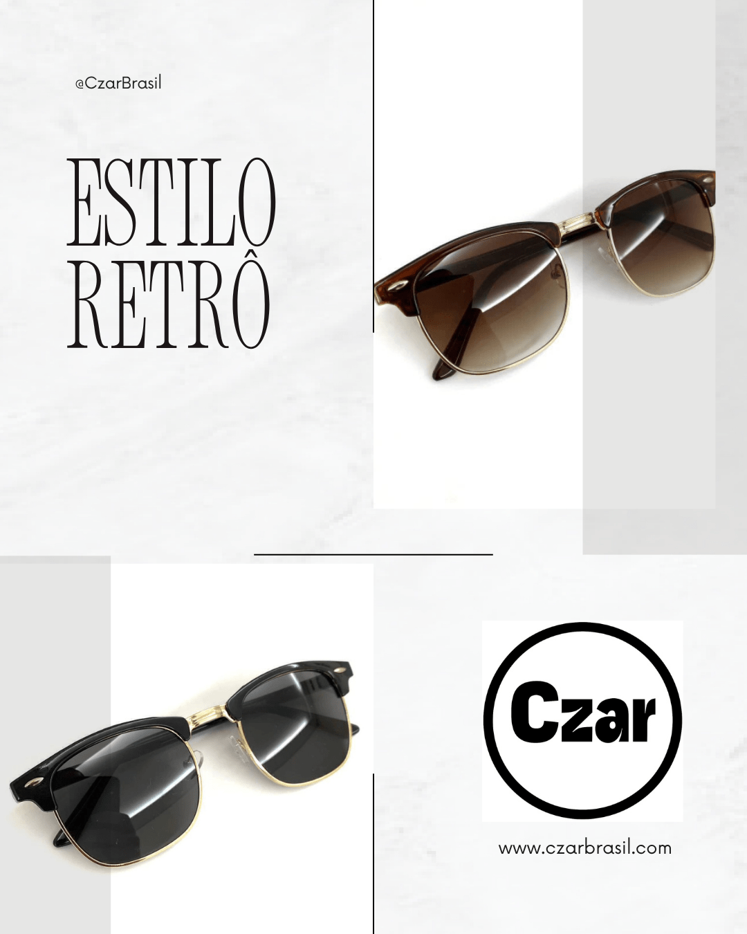 Óculos de Sol Retrô
