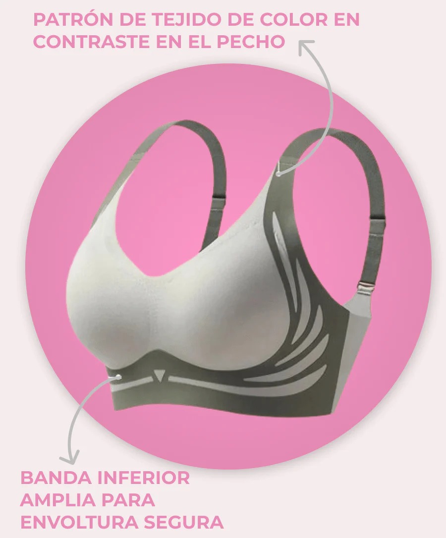 Modelo usando corpiño cómodo