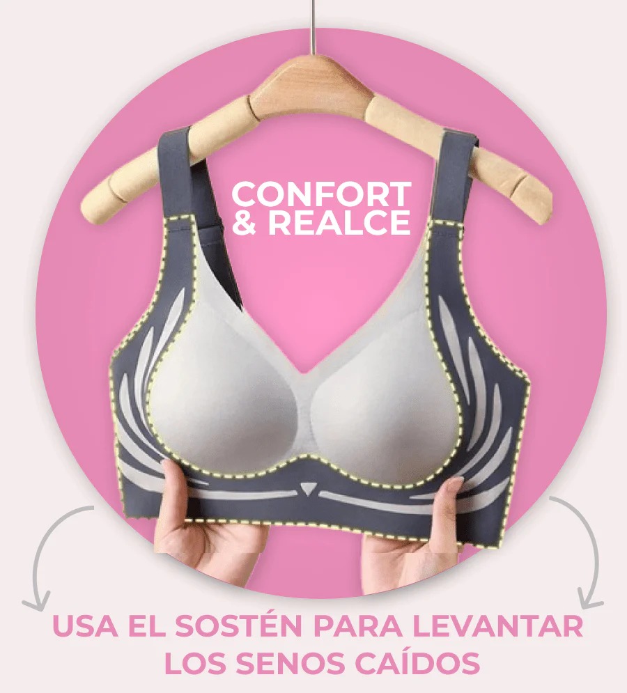Corpiño con soporte superior sin aros