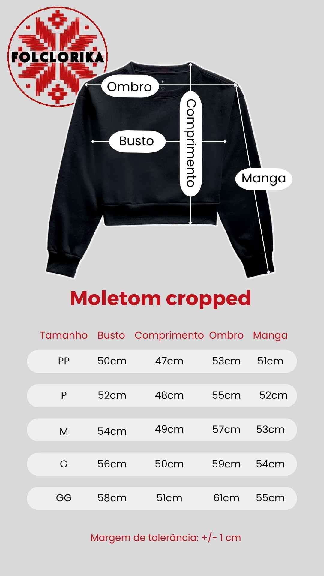 Moletom Cropped