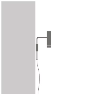 Aplique Cavia brazo corto | de pared orientable | iMdi