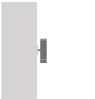 Aplique cavia unidireccional | lámpara de pared | iMdi