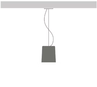 Lámpara HiHat colgante aluminio moderna|iMdi