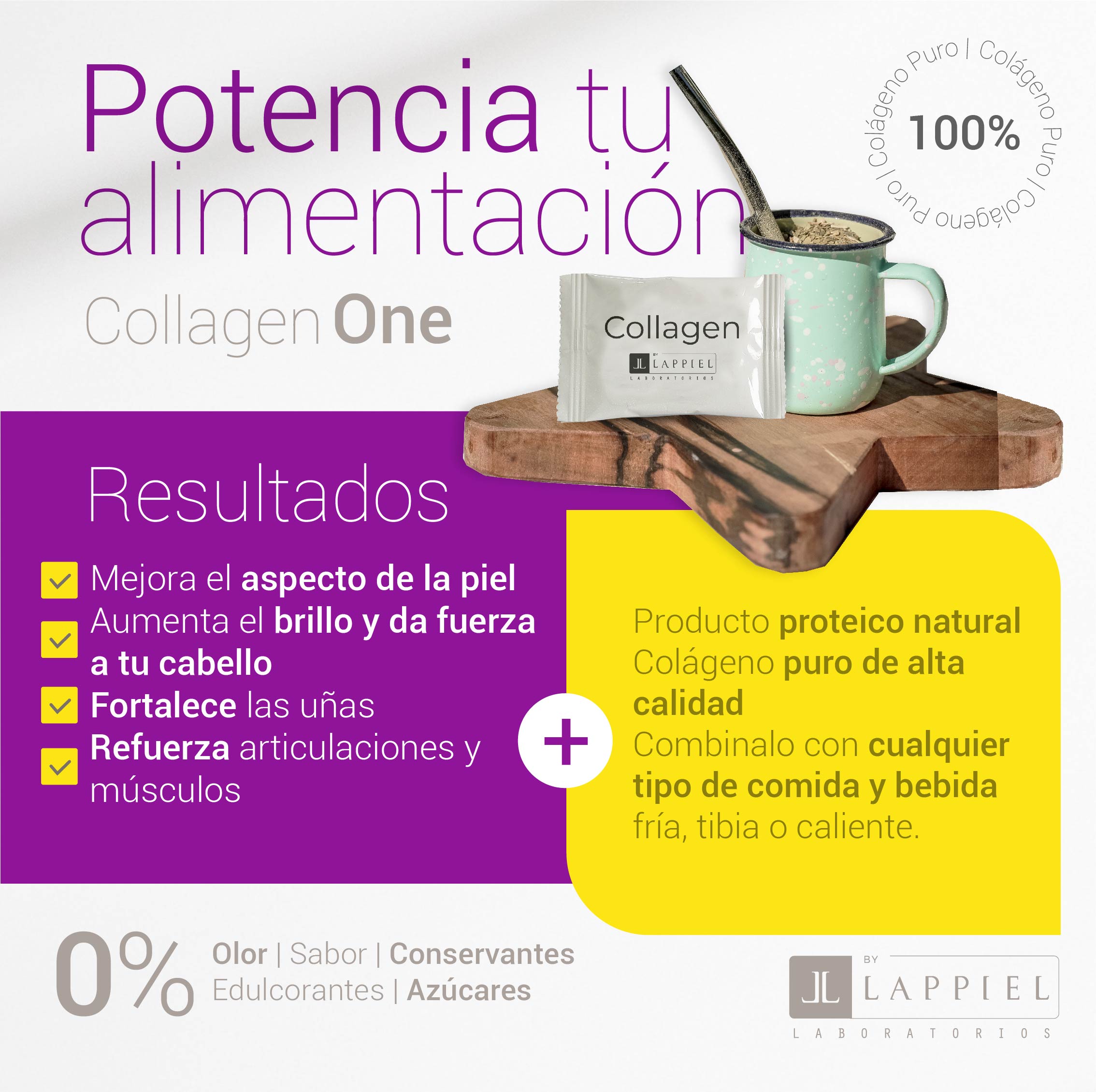 Collagen One suplemento de colágeno hidrolizado puro