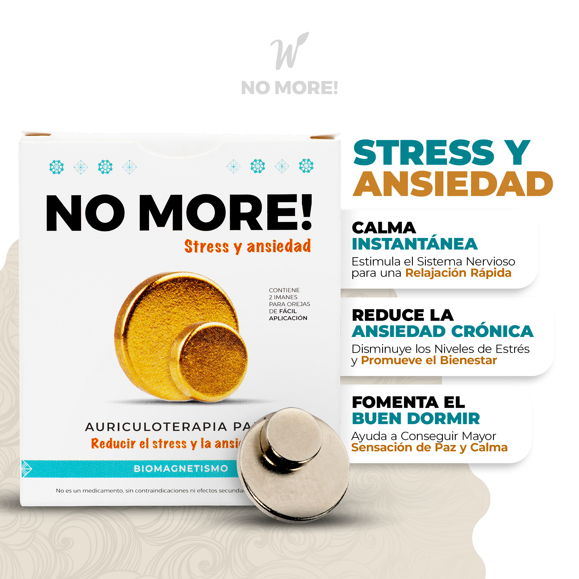 Manual de uso NO MORE! para reducir el stress y la ansiedad
