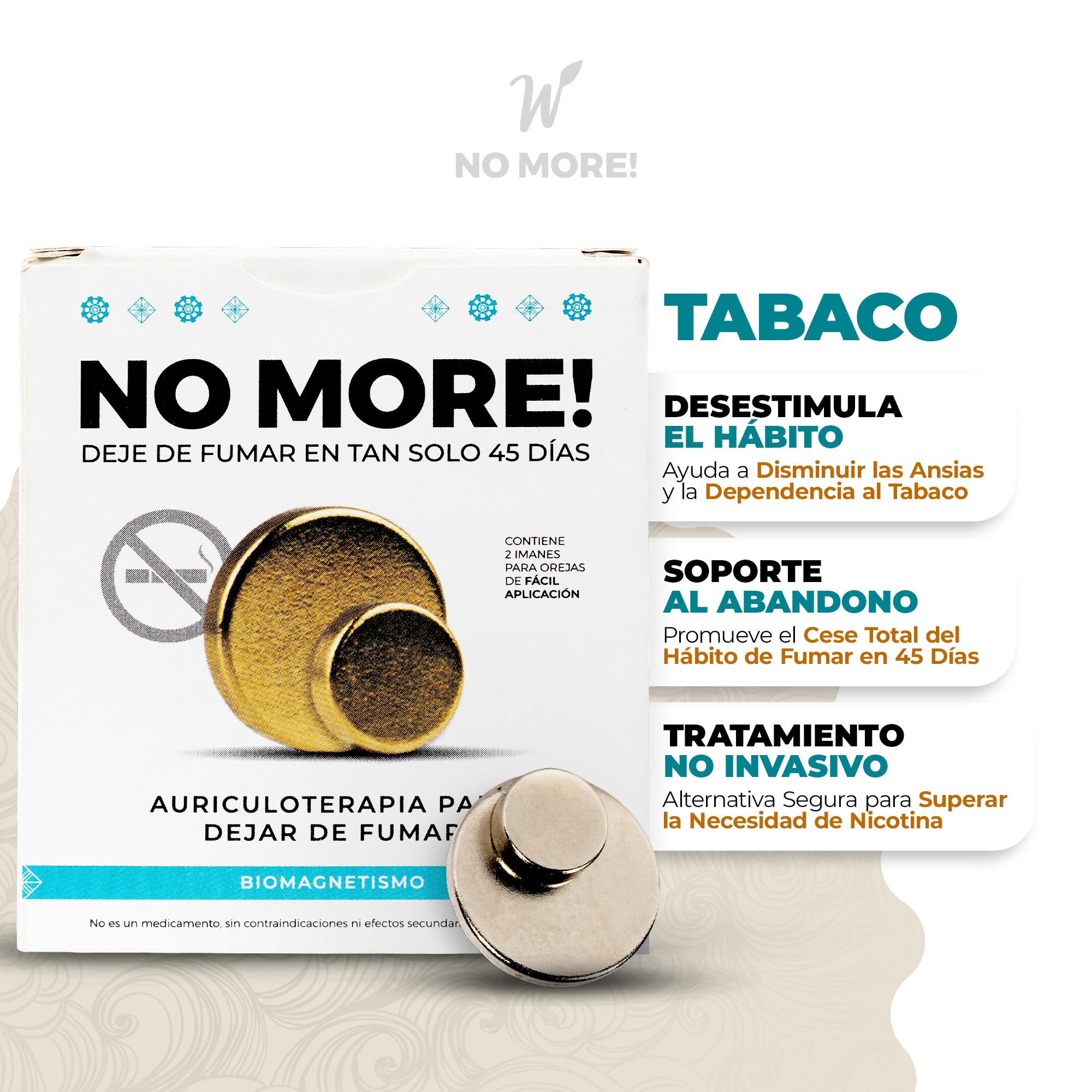 Manual de uso NO MORE! para dejar de fumar