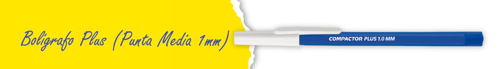 Banner de la categoría BOLIGRAFOS COMPACTOR PLUS 1.0