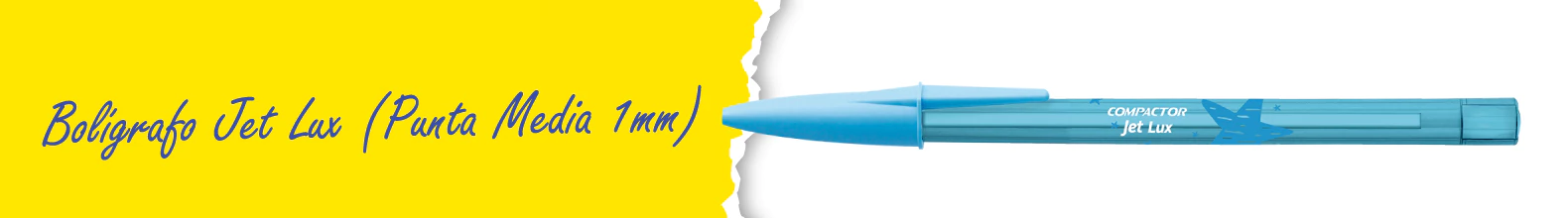 Banner de la categoría BOLIGRAFOS COMPACTOR  JET LUX.