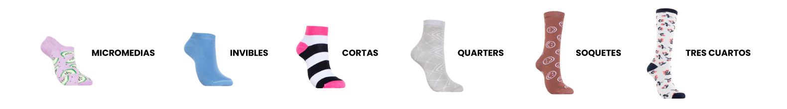 Banner de la categoría 3/4 & SOQUETES ALGODON