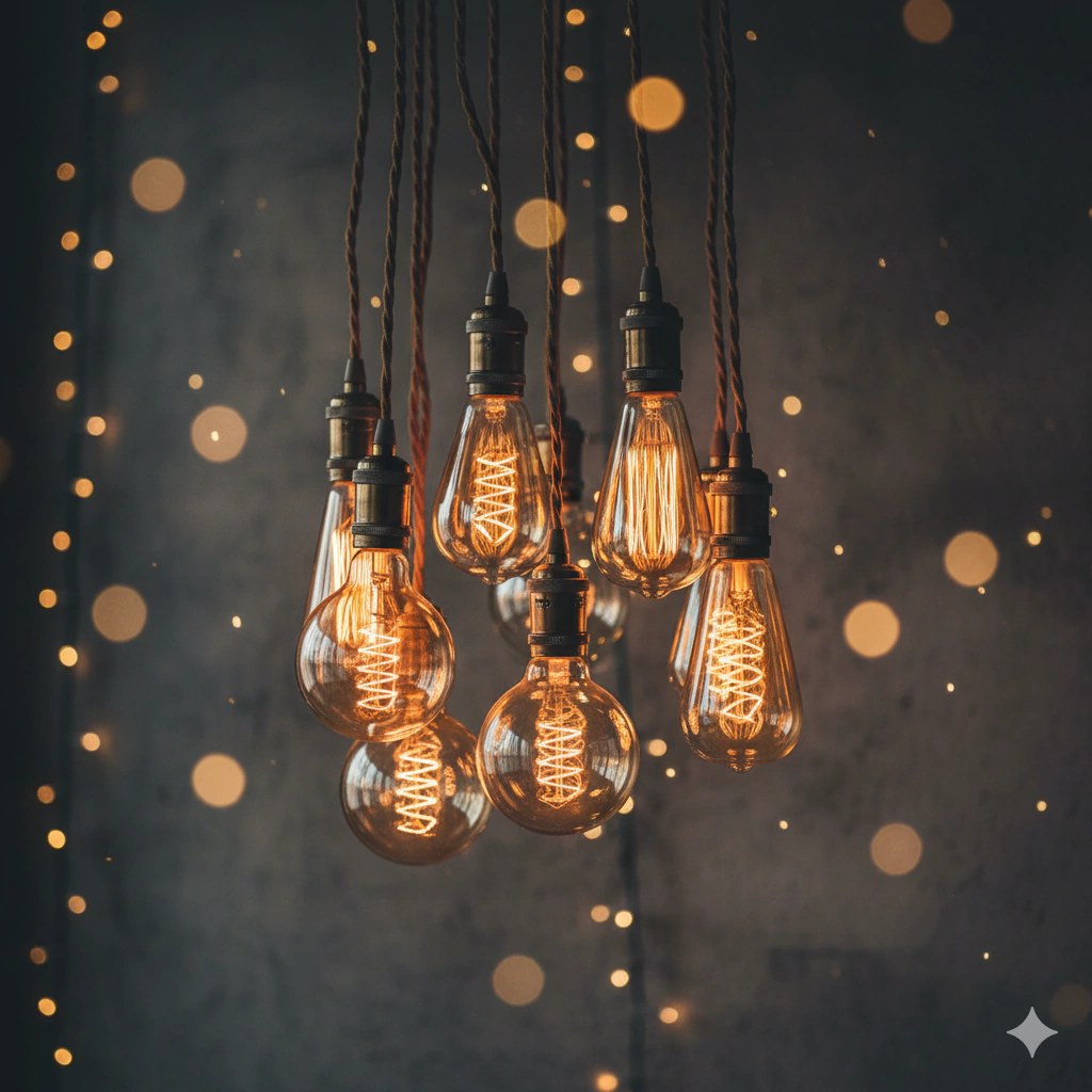 Banner da categoria Lâmpada retrô