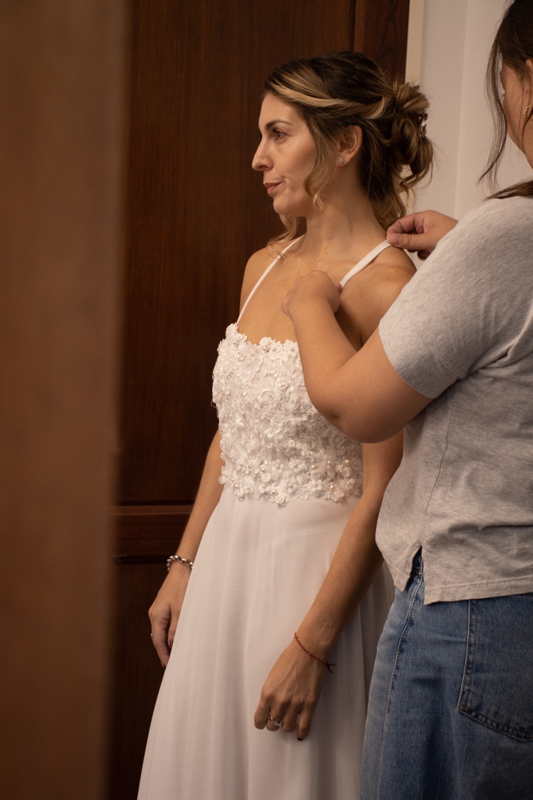 Vestido a medida confeccionado por Caitana atelier en Bahía Blanca