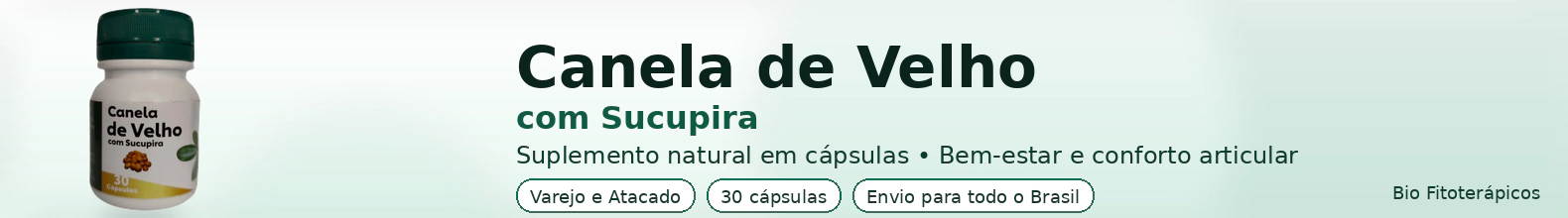 Banner da categoria Canela de Velho com Sucupira