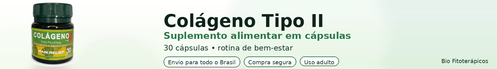 Banner da categoria Colageno Tipo ii
