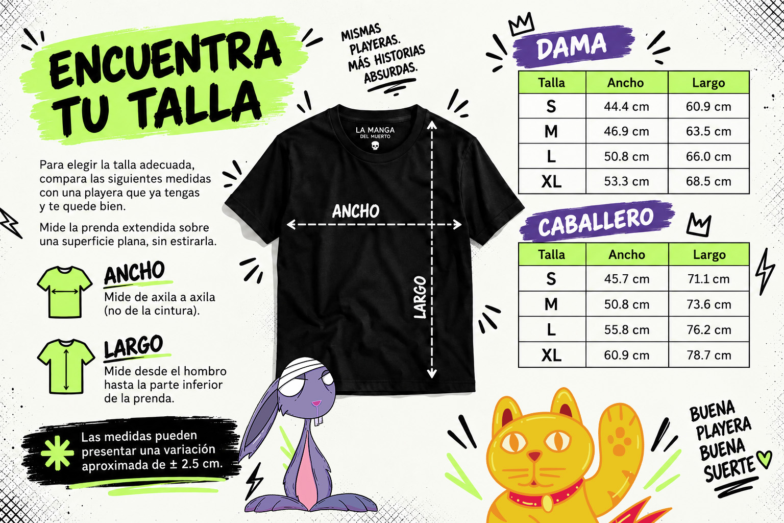 Guía de tallas