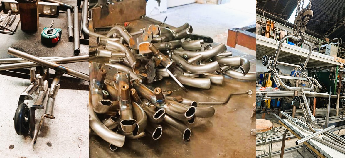 Chicos jugando con Rollerkart al aire libre