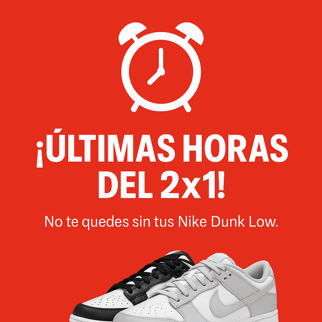 Oferta Nike Dunk Low 2x1
