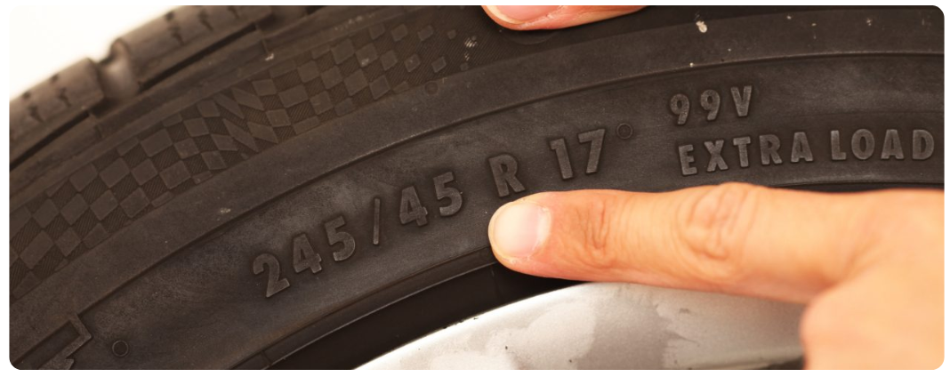 Exemplo Lateral do Pneu