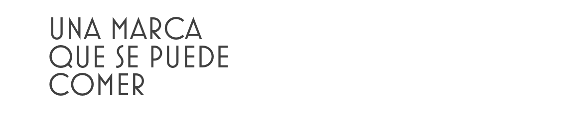 Una marca que se puede comer
