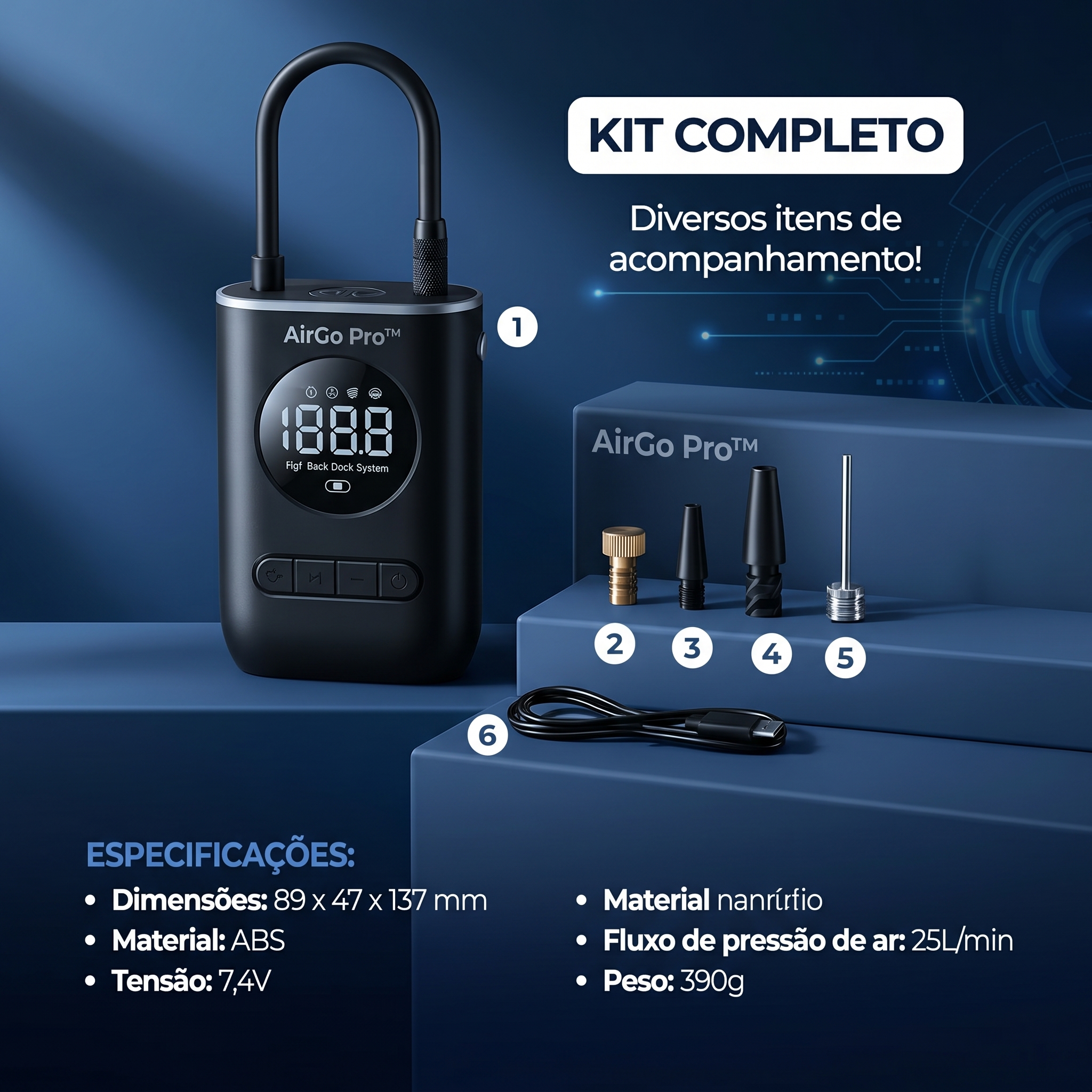 [SUBSTITUIR] Imagem do kit completo com especificacoes do produto