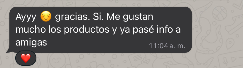 Testimonio de una clienta de Del Arca