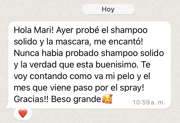 Testimonio de una clienta de Del Arca