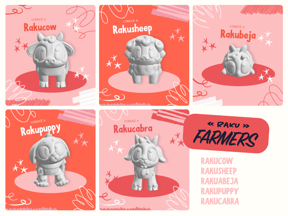 RakuFarmers — kit creativo para pintar
