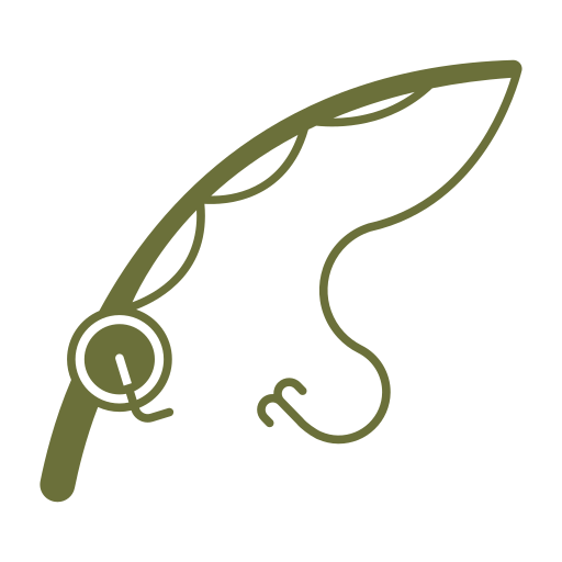 Ícono de caña de pescar