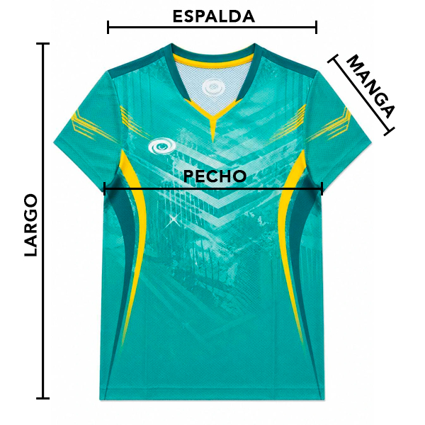 Talles camisetas Yinhe