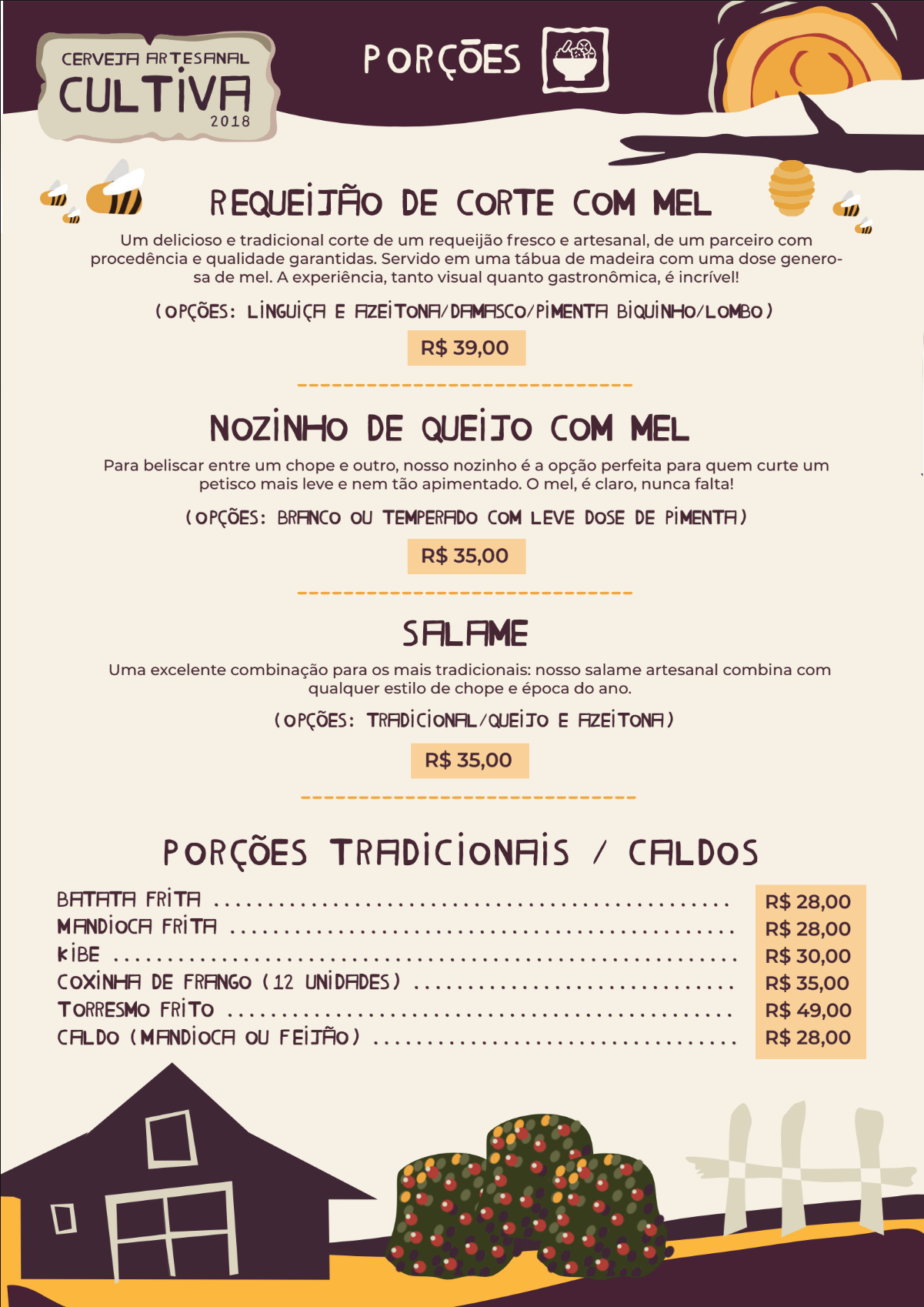 cardápio