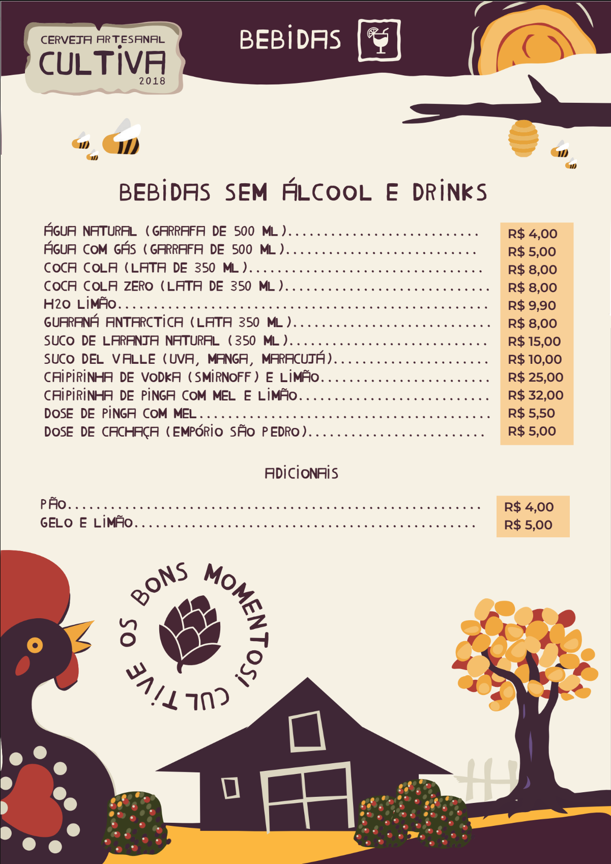 cardápio