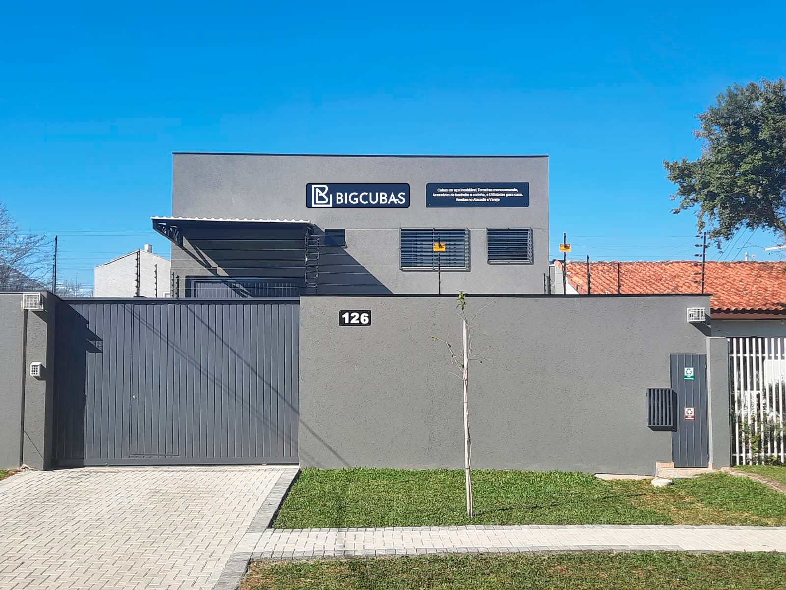 Sede da Bigcubas na Rua Marquês de Abrantes, 126, em Curitiba