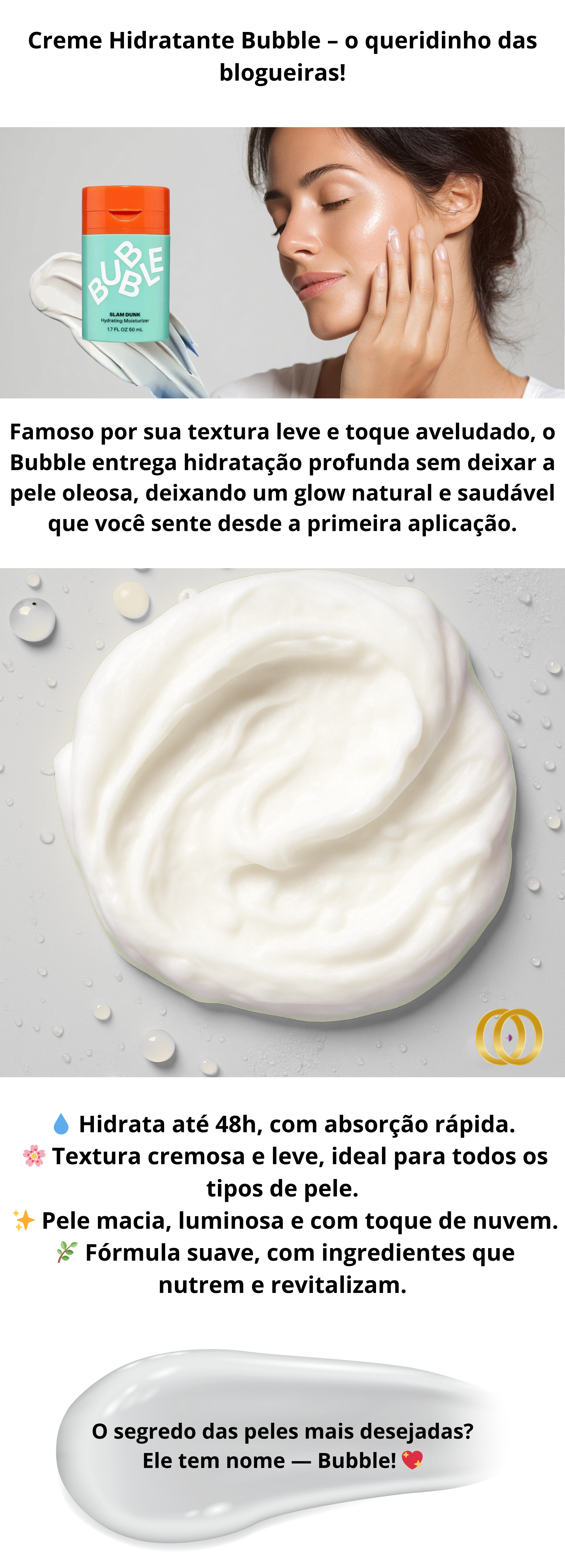 Creme Hidratante Bubble