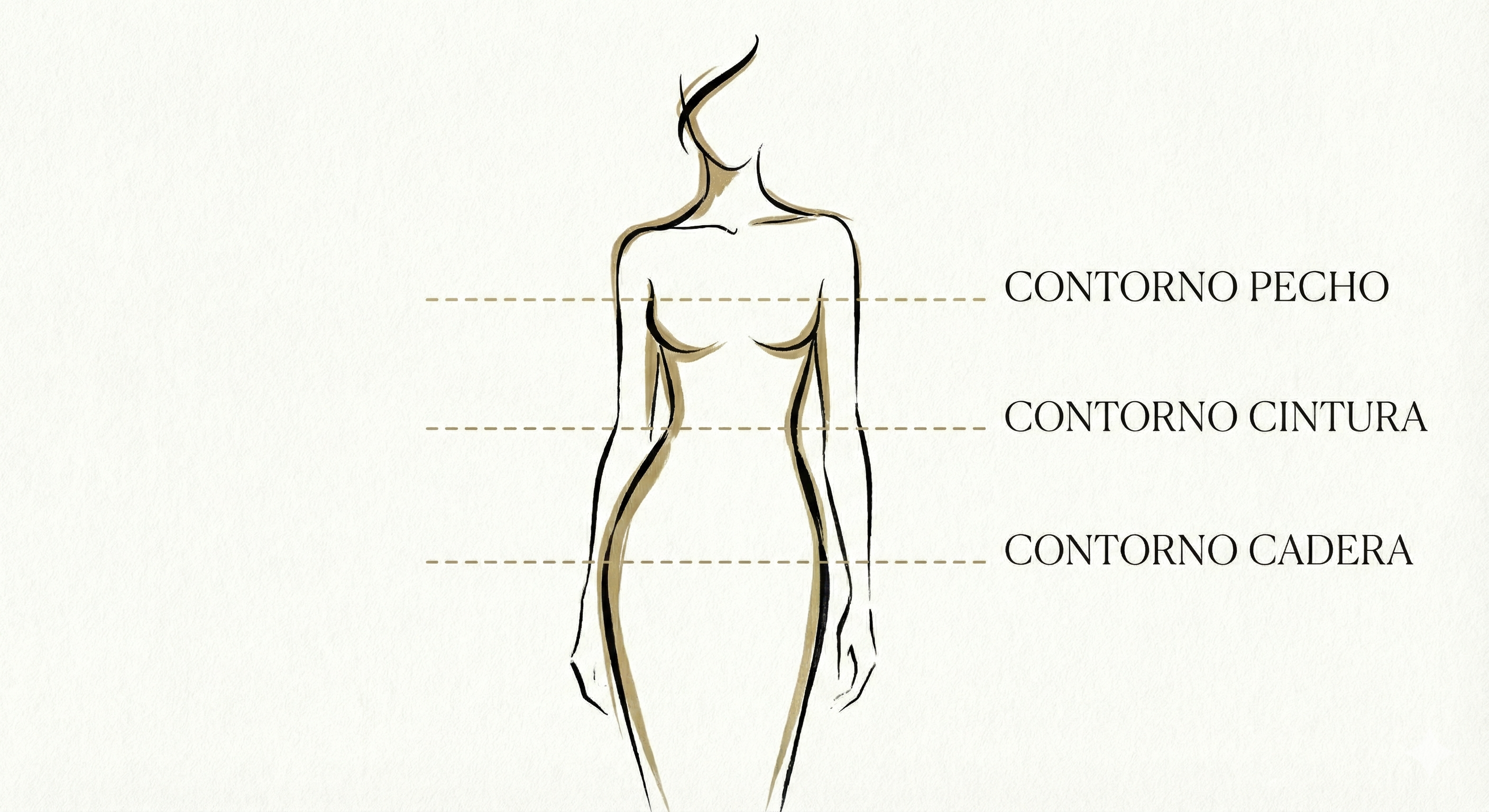 Guía de cómo medir: Contorno Pecho, Cintura y Cadera - Sijam Sleiman