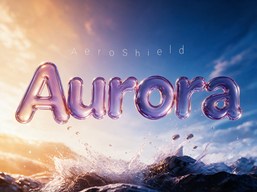 AeroShield Aurora, capa antichoque com airbag para iPhone 18 Pro e 17 Pro, na cor Roxo