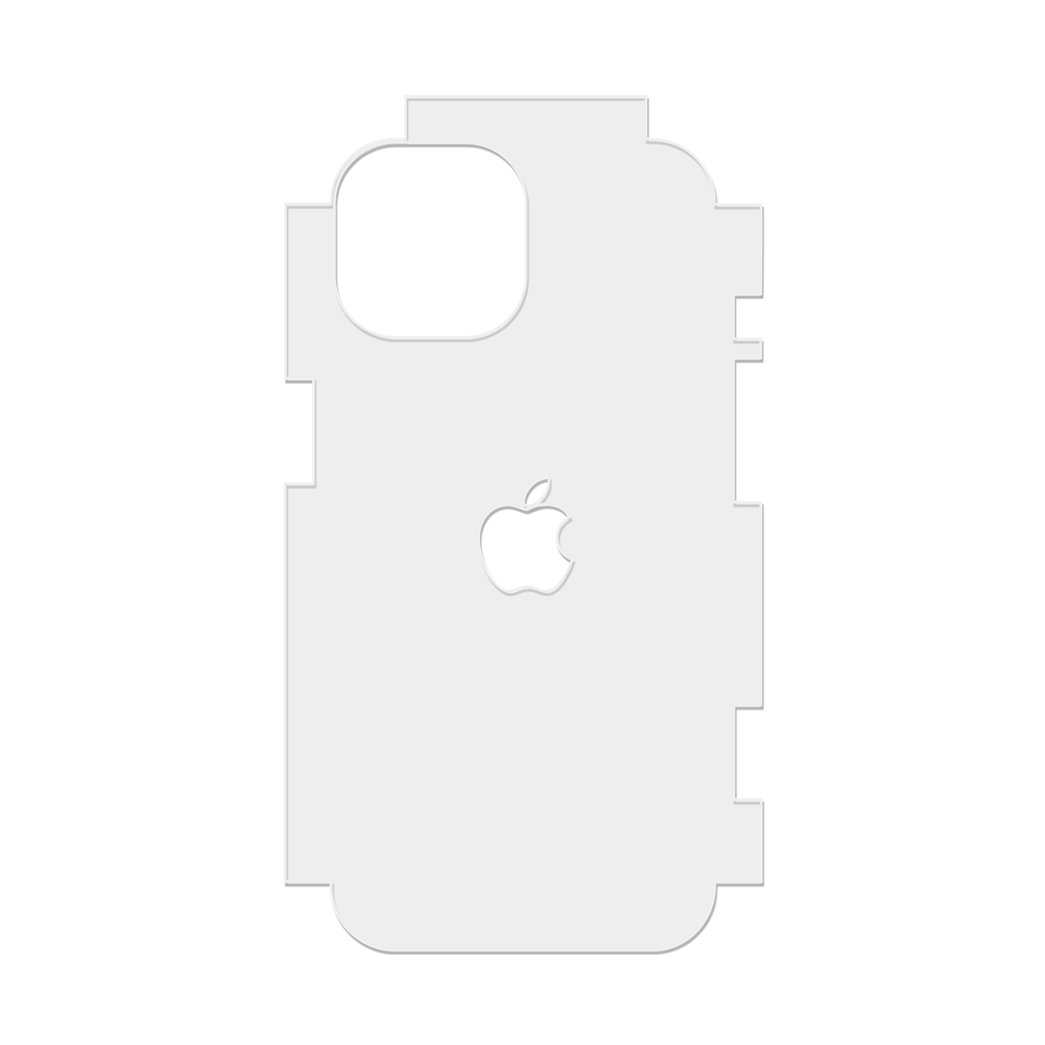 Pel&iacute;cula traseira 360&deg; TPH fosca para iPhone 15