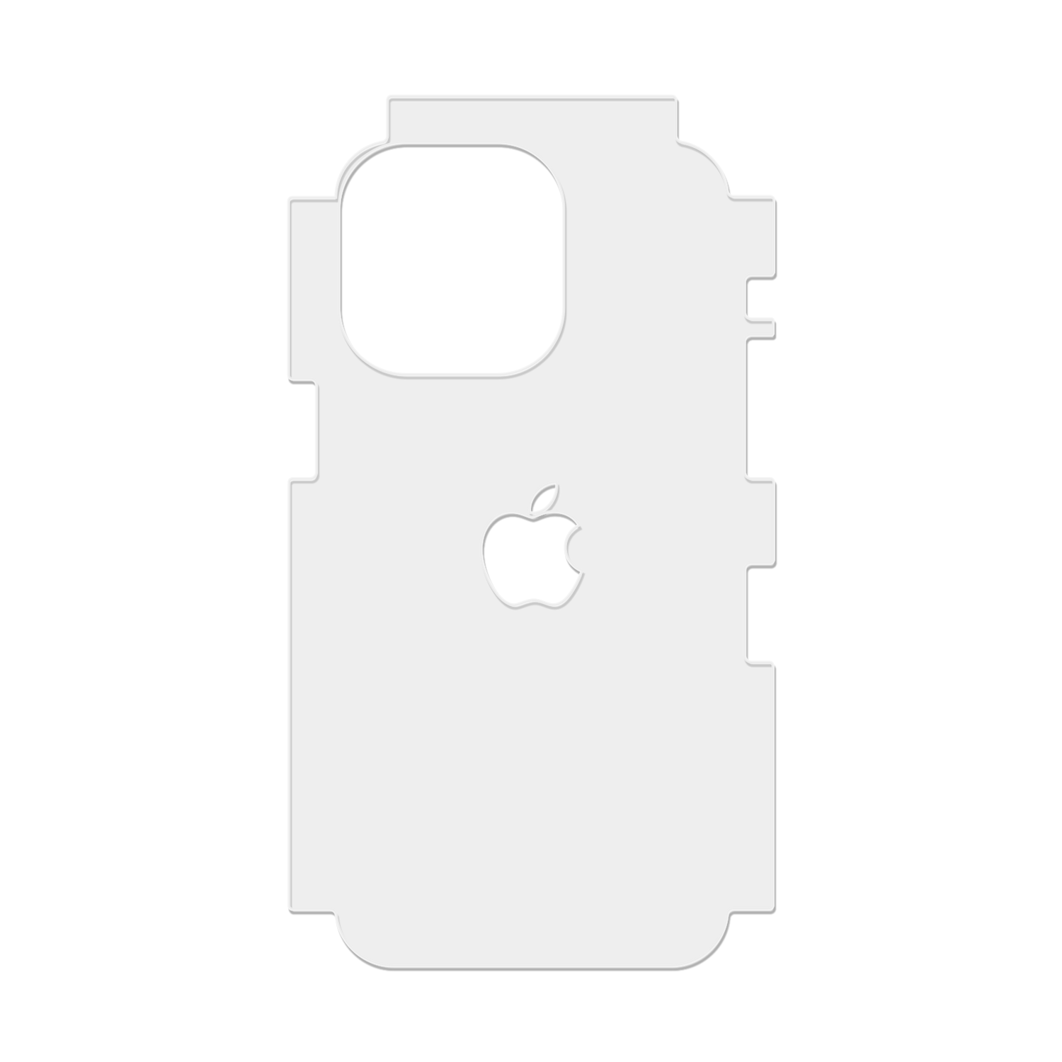 Pel&iacute;cula traseira 360&deg; TPH fosca para iPhone 15 Pro