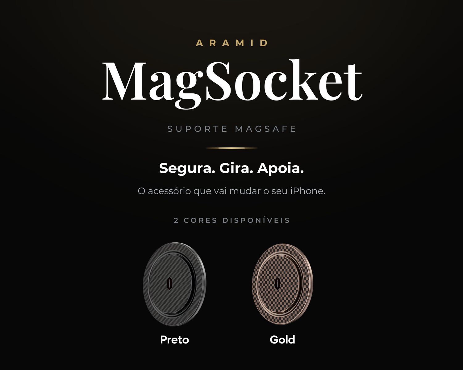 Aramid MagSocket - suporte magsafe