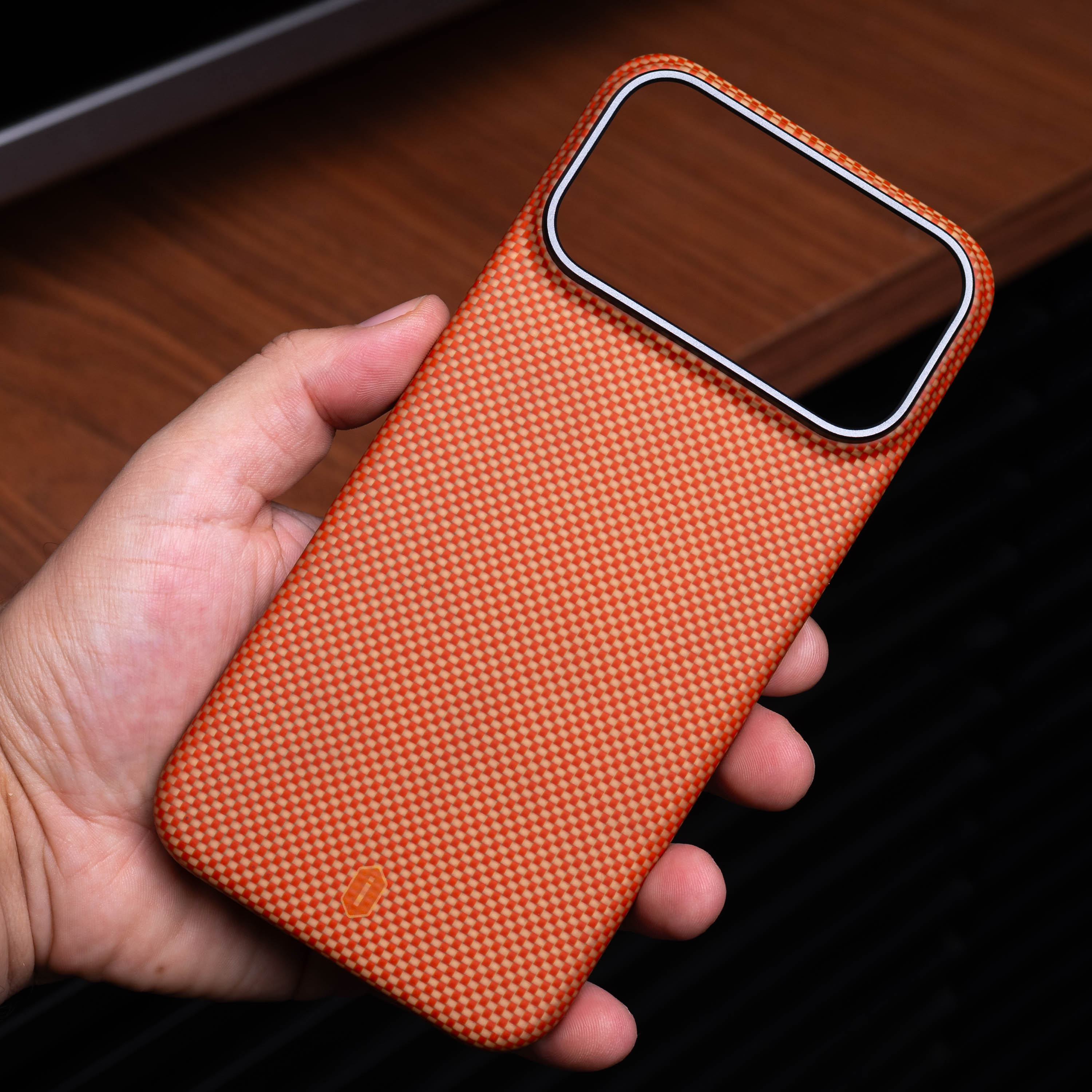 Aramid Armor Laranja Aro Cinza