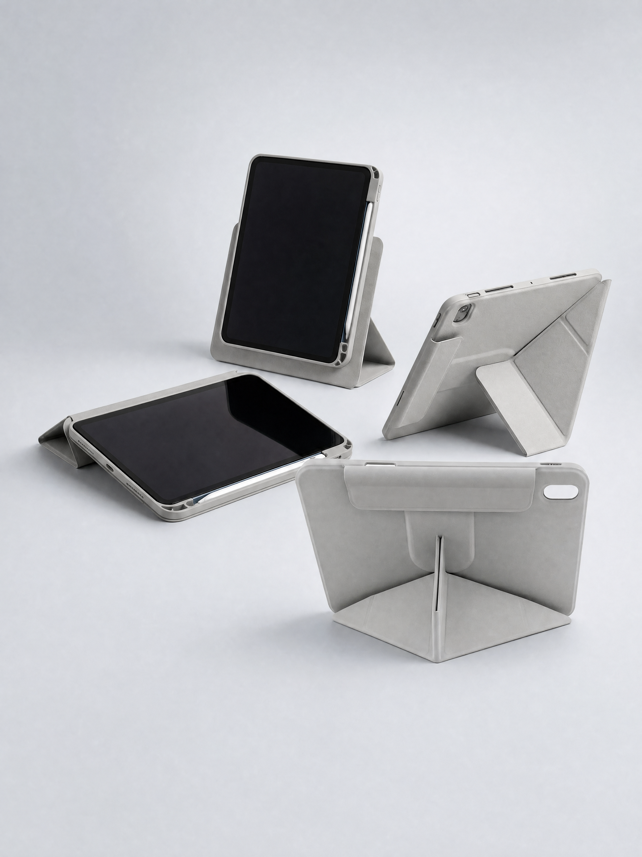 Capa Magn&eacute;tica Girat&oacute;ria 360&deg; iPad 11 Cinza