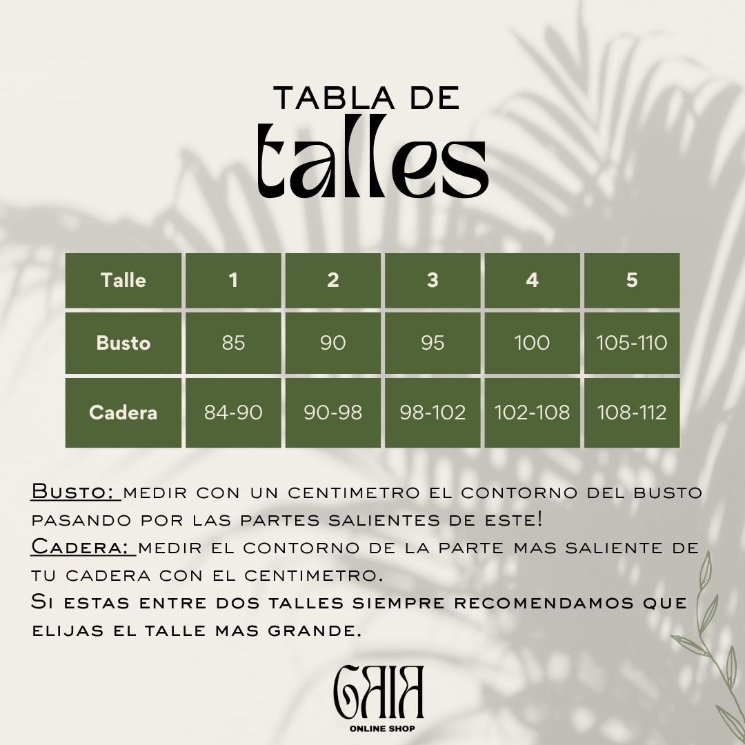GUIA DE TALLES