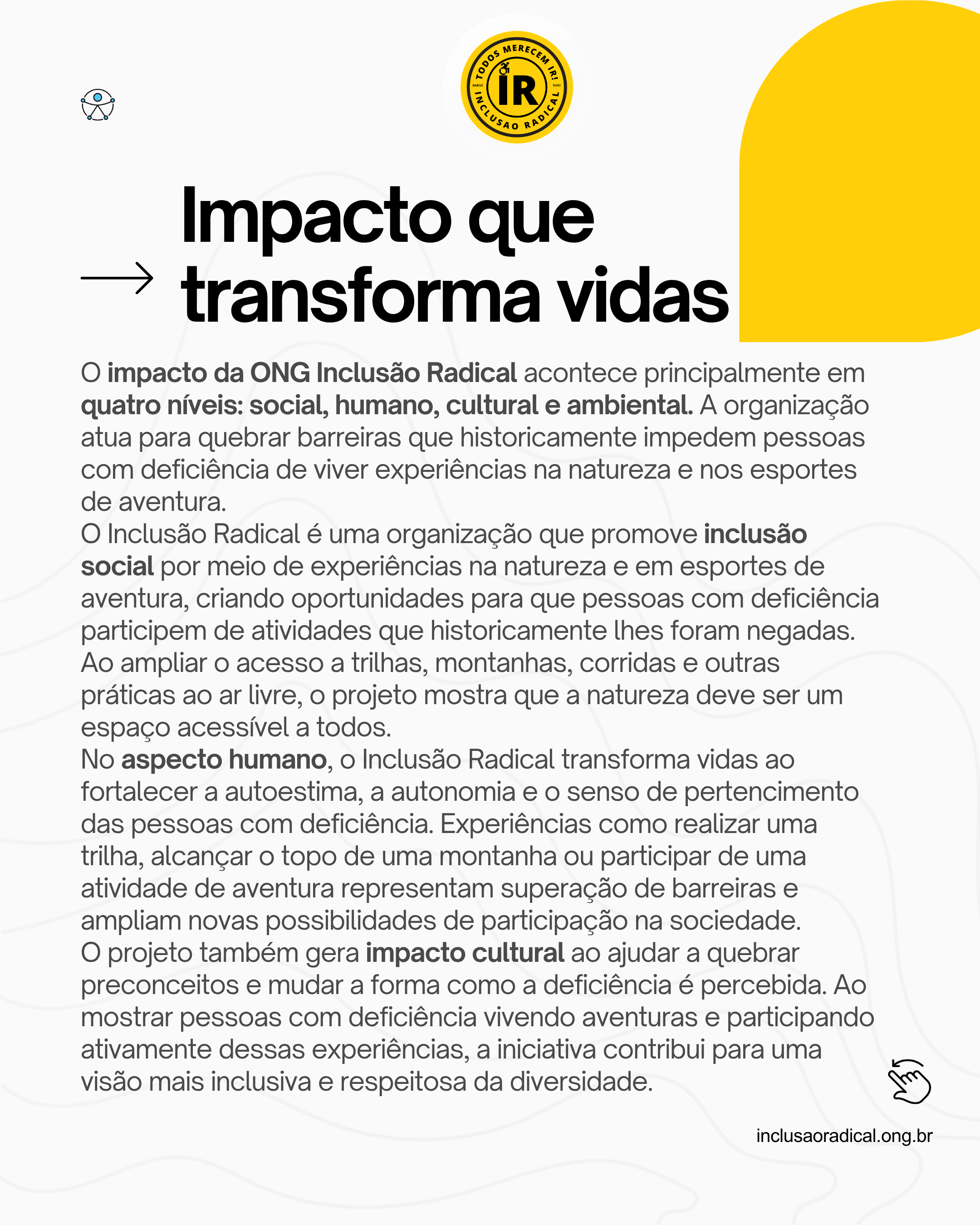 Impacto que transforma vidas