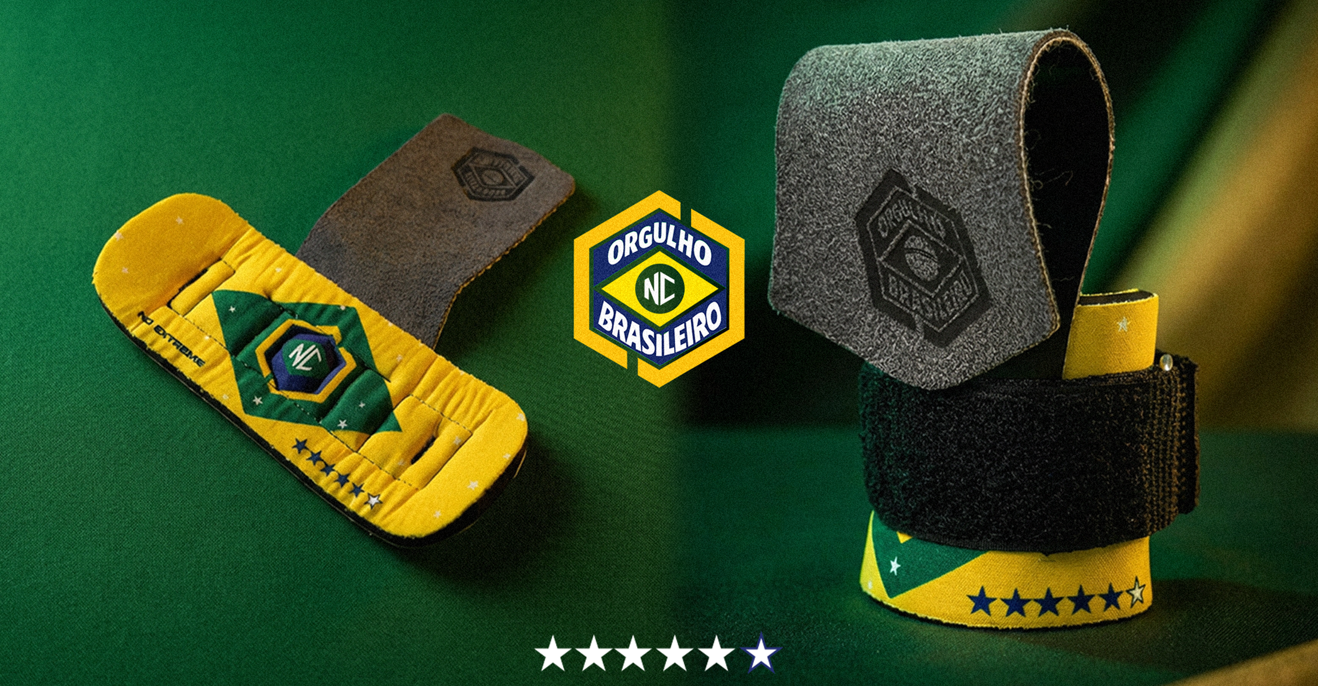 Grip Duo Face Edi&ccedil;&atilde;o Orgulho Brasileiro NC Extreme &mdash; Vista Frontal