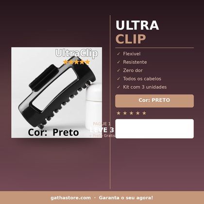 Ultra Clip Preto