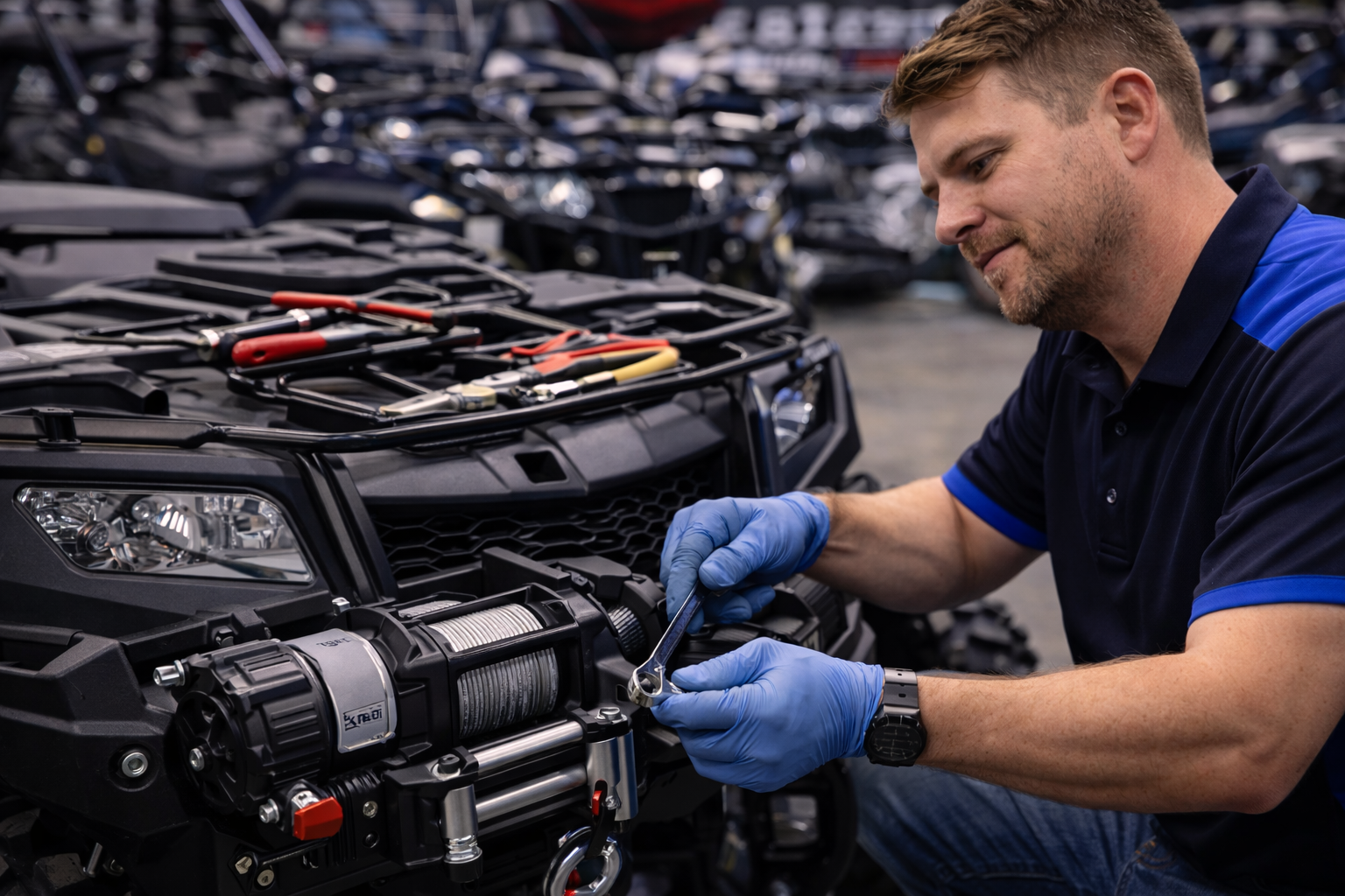 Instalação de acessórios