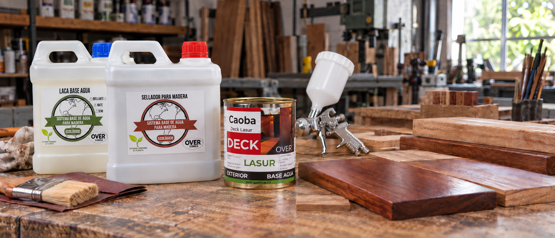 Soluciones Over Química para el acabado y protección de la madera
