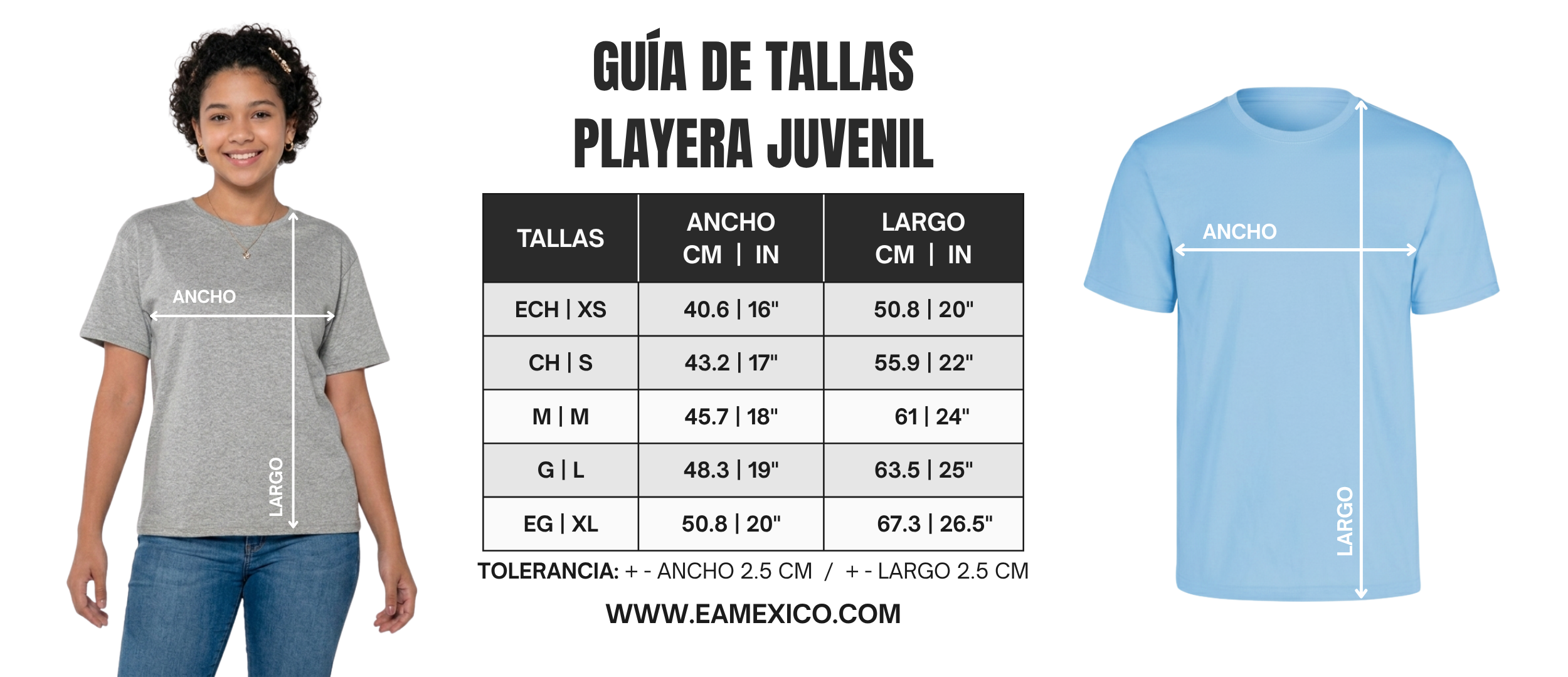guia-de-tallas-playeras-cuello-redondo-juveniles-unisex-100-algodon-eamexico