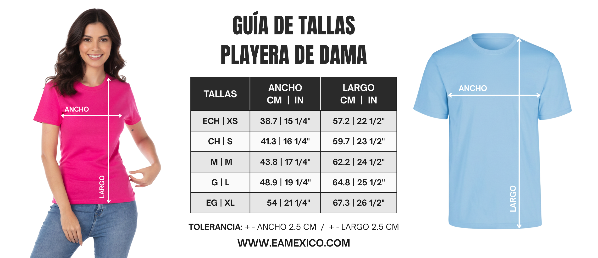 guia-de-tallas-playeras-cuello-redondo-de-dama-100-algodon-eamexico