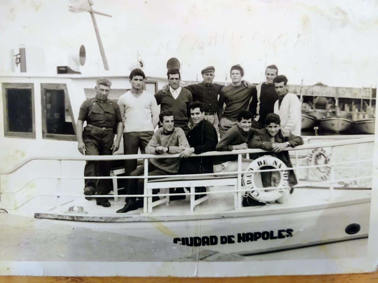 Familia en el puerto de Mar del Plata