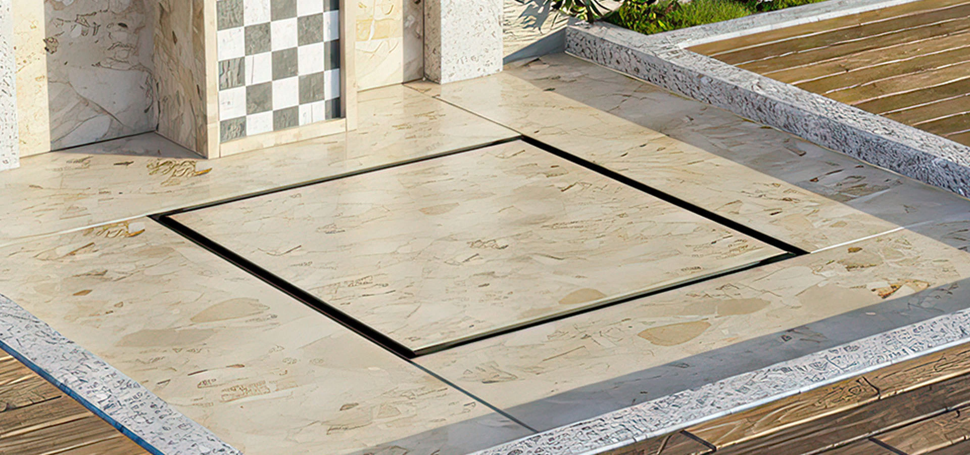 Tampa em Alumínio Fundido Rebaixada Reforçada